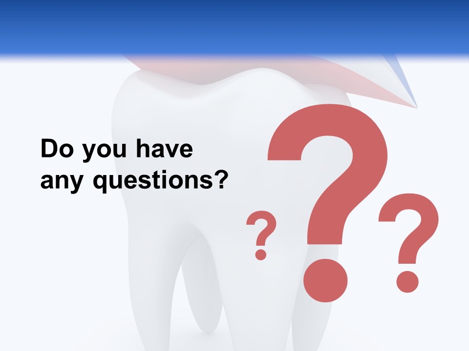 Brush Dentist Sparkle PowerPoint Template