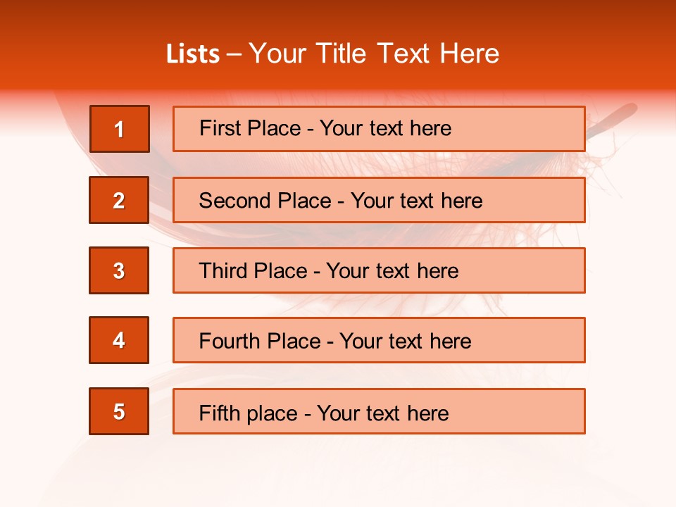 Night Bird Quill PowerPoint Template