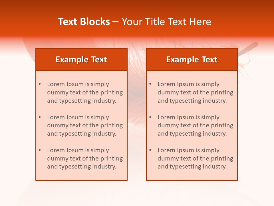Night Bird Quill PowerPoint Template
