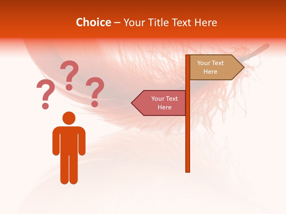 Night Bird Quill PowerPoint Template