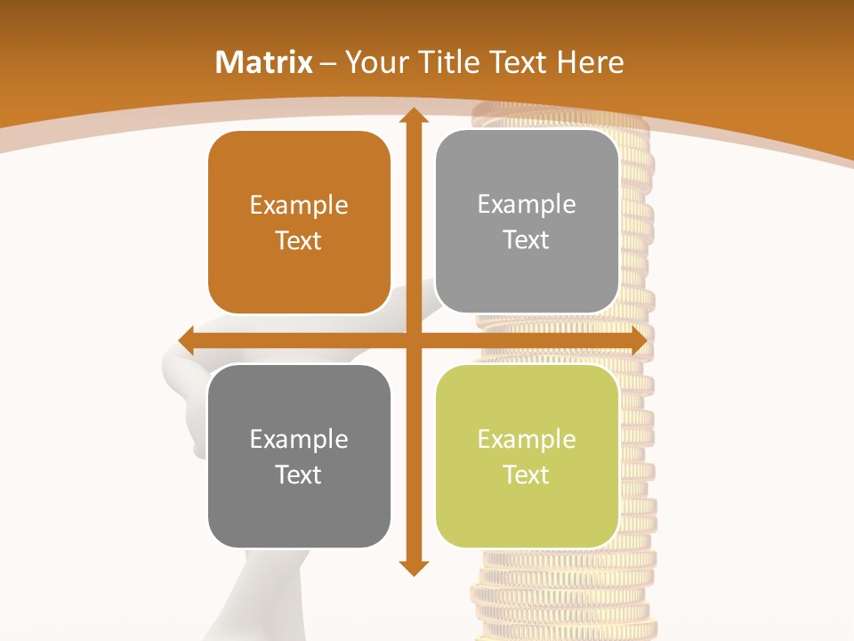 Profile White Profit PowerPoint Template