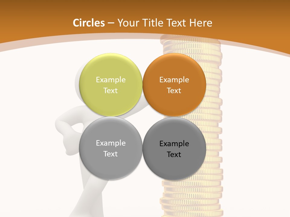 Profile White Profit PowerPoint Template