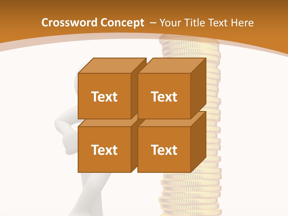 Profile White Profit PowerPoint Template