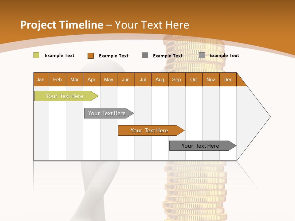 Profile White Profit PowerPoint Template