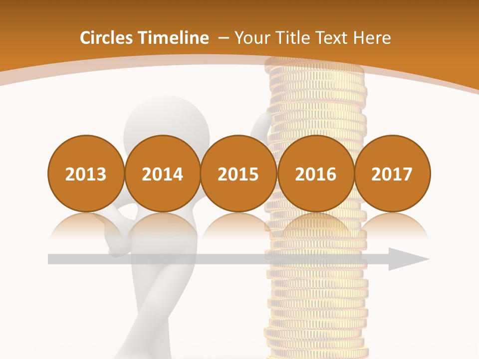 Profile White Profit PowerPoint Template