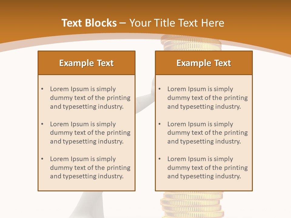 Profile White Profit PowerPoint Template