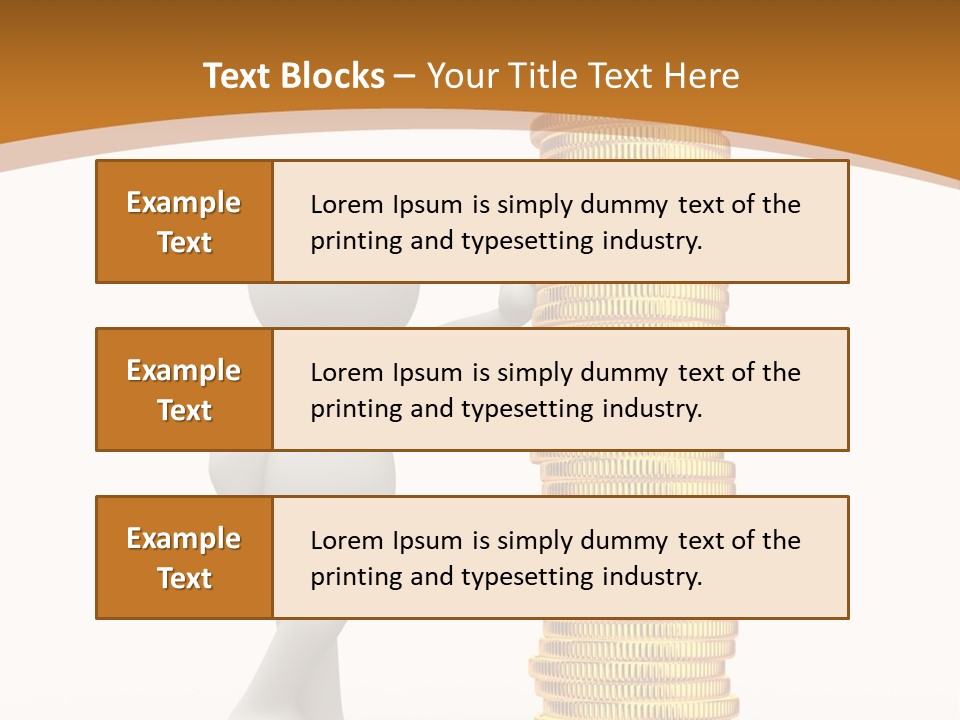 Profile White Profit PowerPoint Template