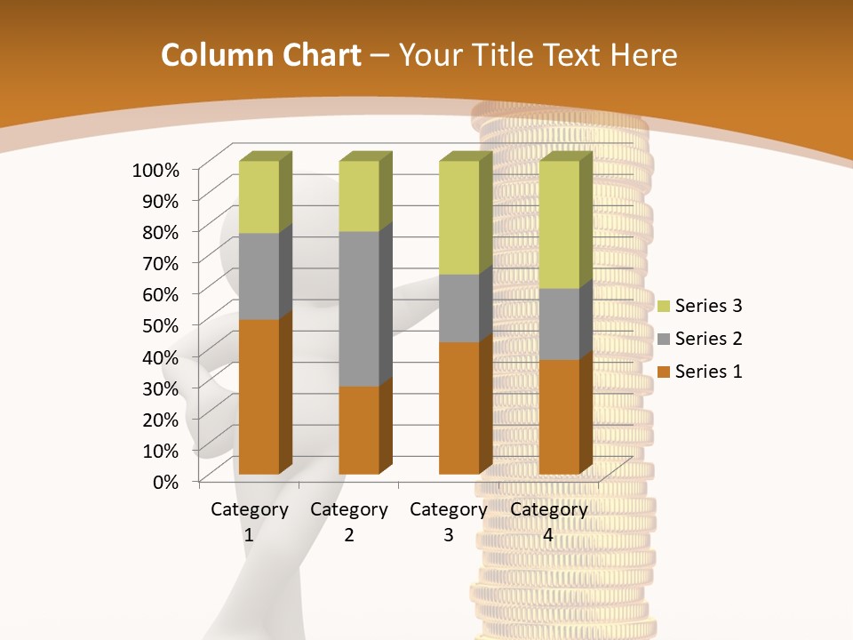 Profile White Profit PowerPoint Template