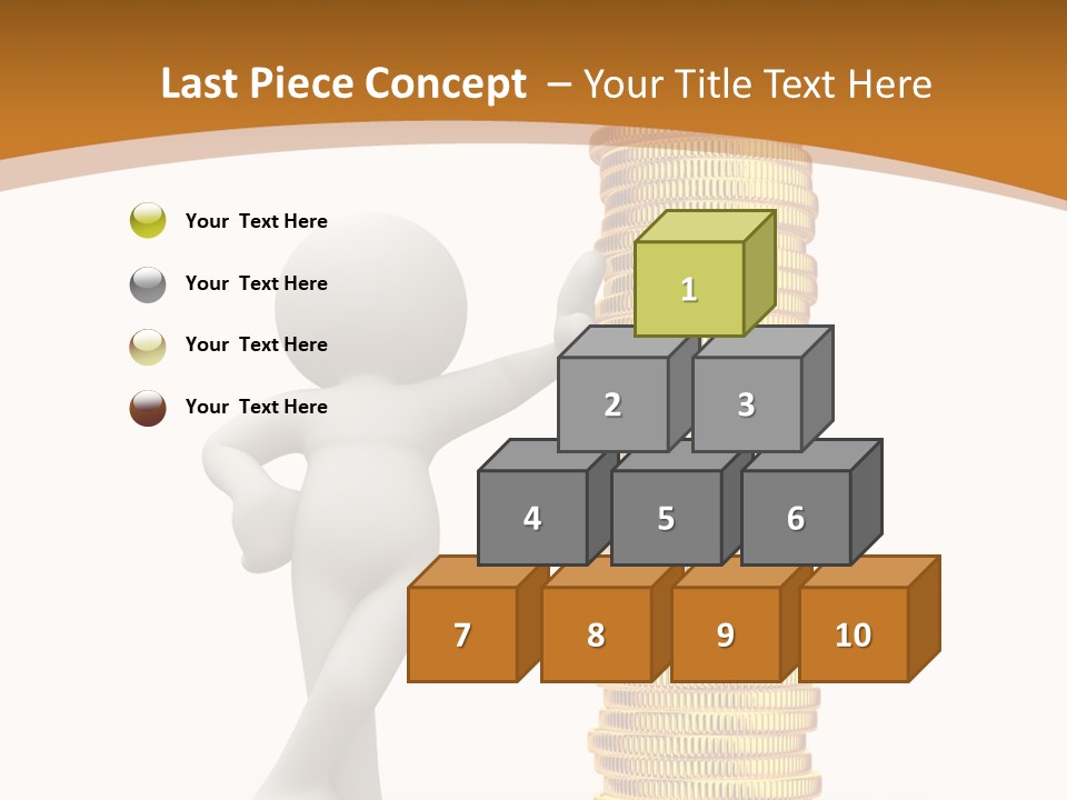 Profile White Profit PowerPoint Template