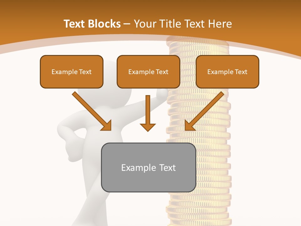 Profile White Profit PowerPoint Template