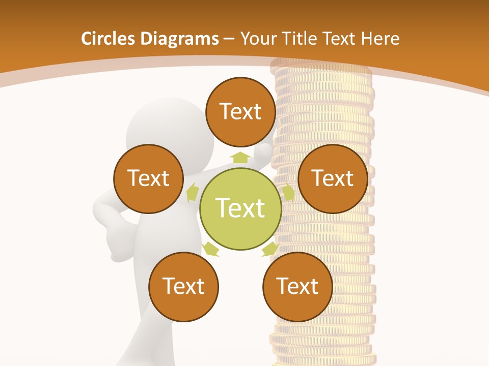 Profile White Profit PowerPoint Template