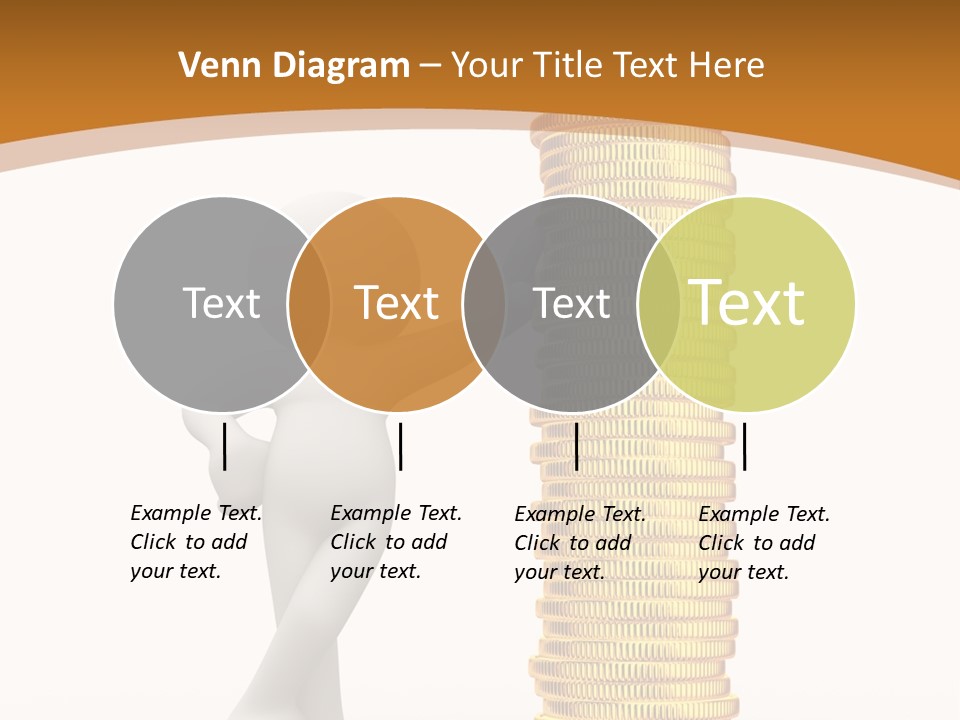 Profile White Profit PowerPoint Template