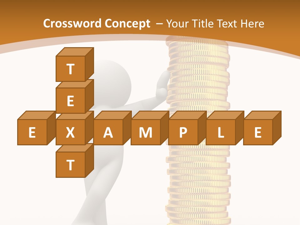 Profile White Profit PowerPoint Template