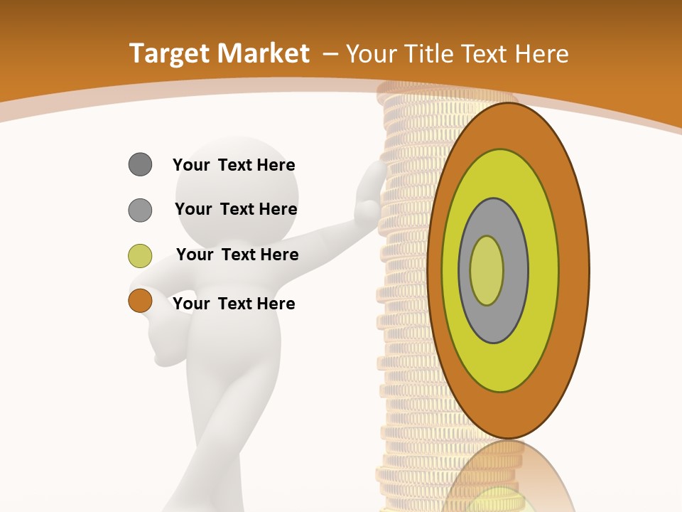 Profile White Profit PowerPoint Template