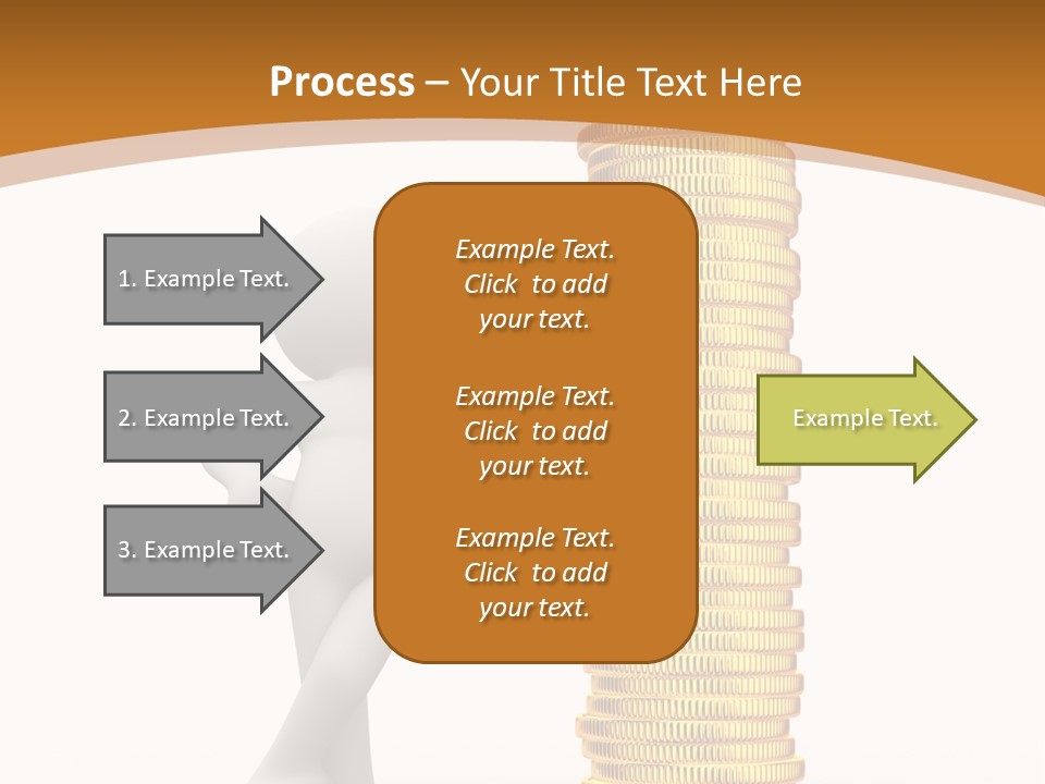 Profile White Profit PowerPoint Template