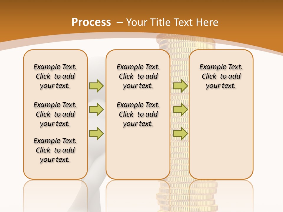 Profile White Profit PowerPoint Template