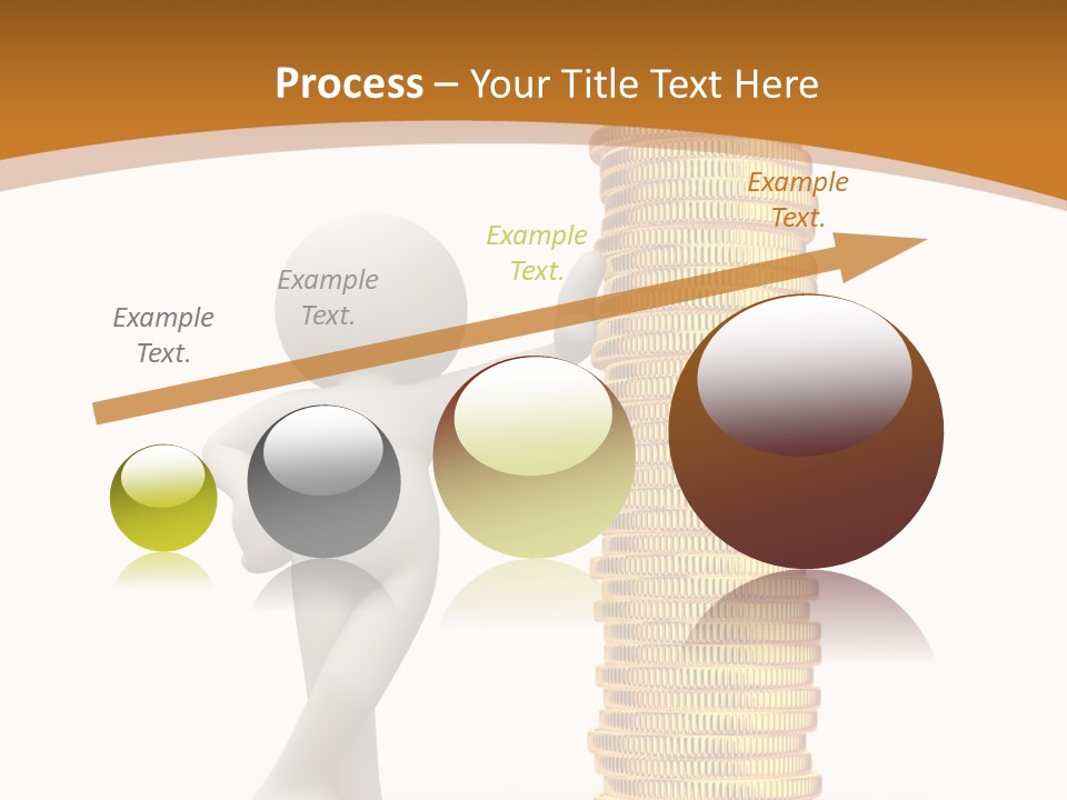 Profile White Profit PowerPoint Template