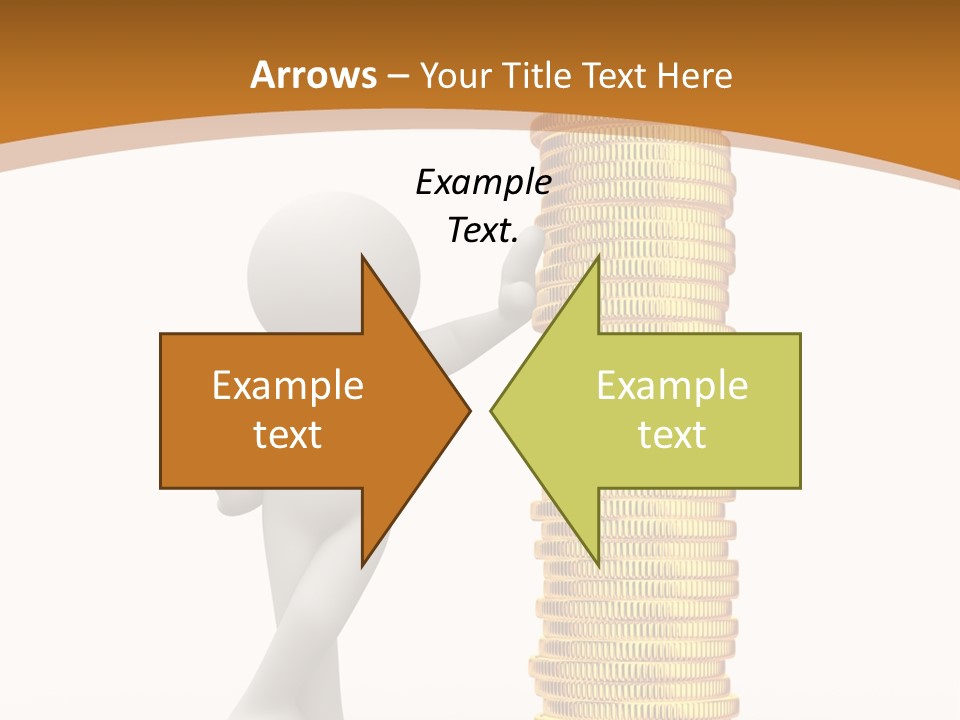 Profile White Profit PowerPoint Template