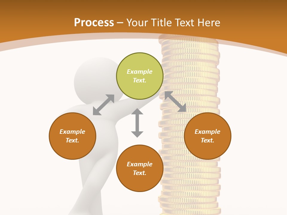 Profile White Profit PowerPoint Template
