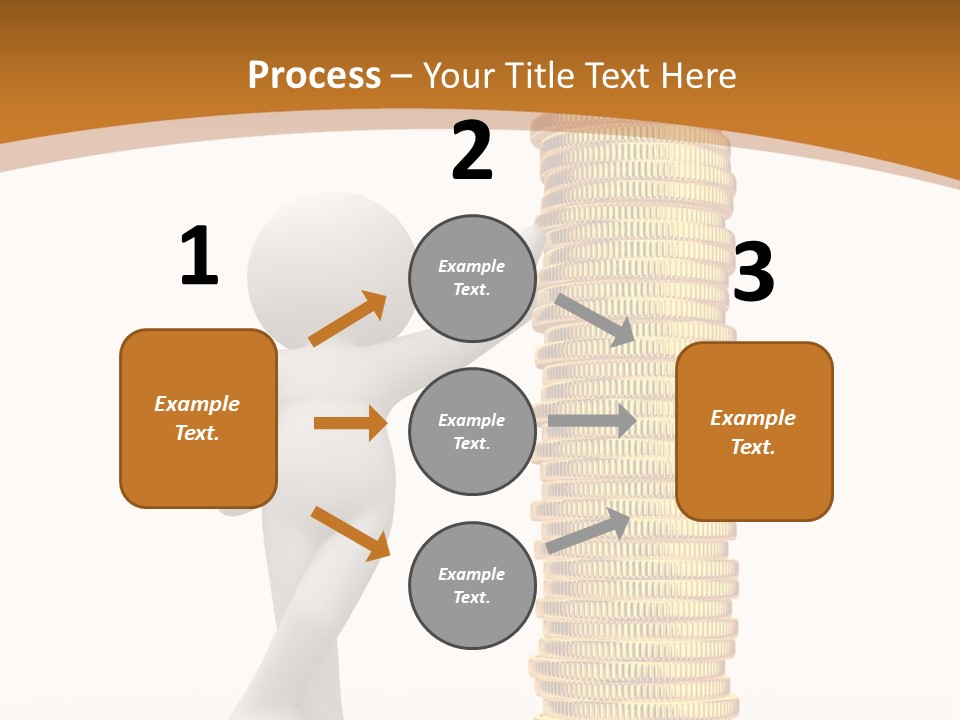 Profile White Profit PowerPoint Template