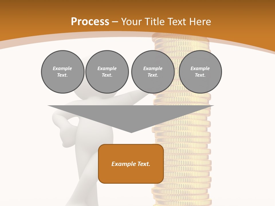 Profile White Profit PowerPoint Template