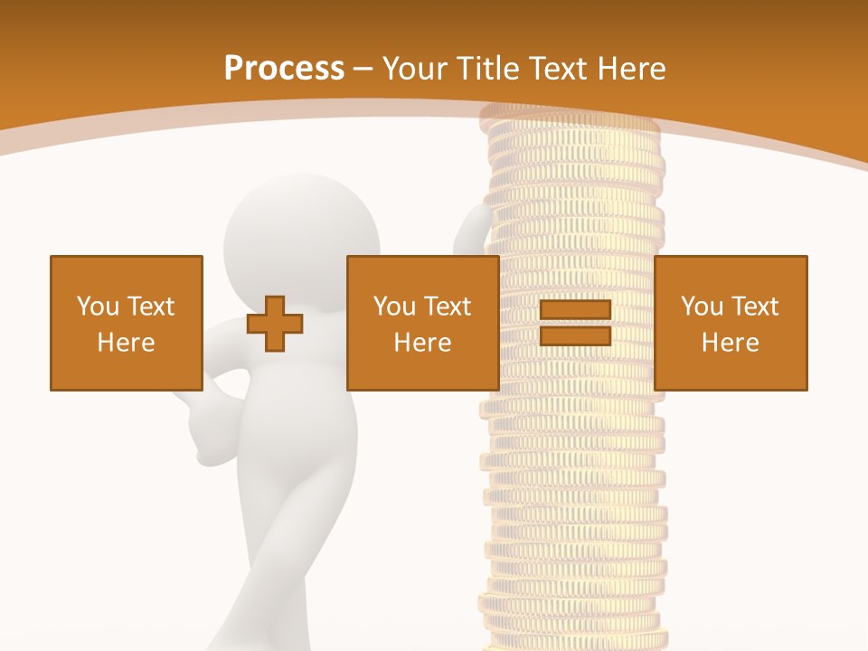 Profile White Profit PowerPoint Template