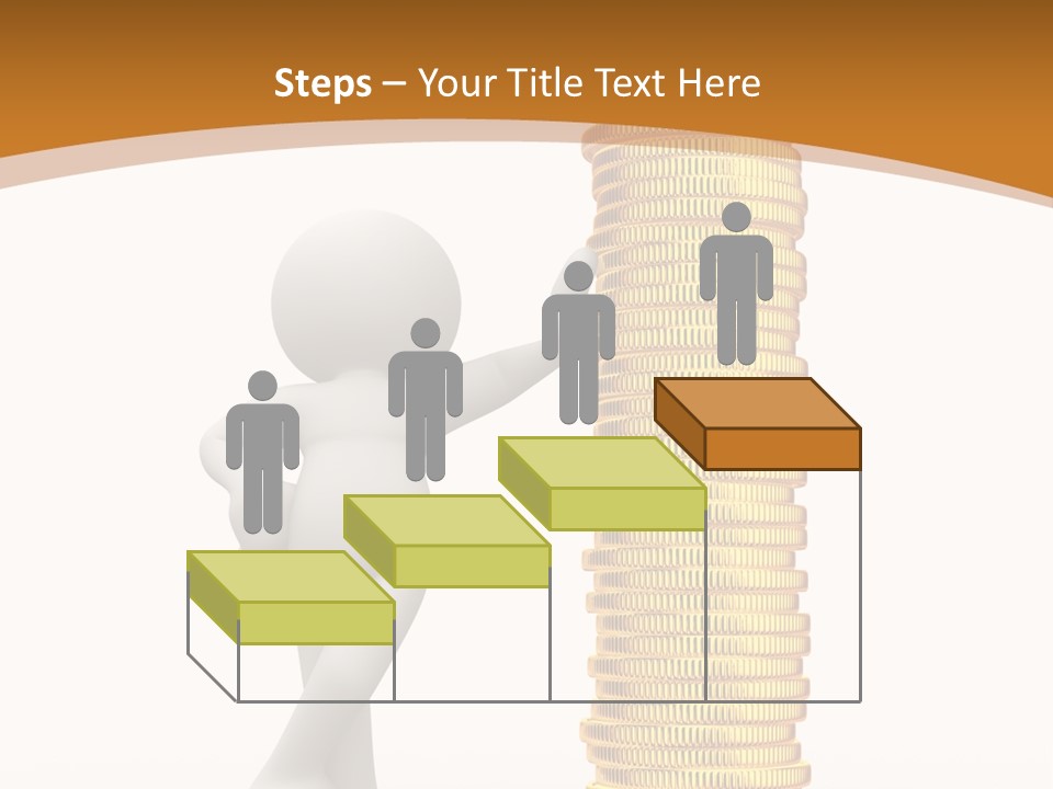 Profile White Profit PowerPoint Template