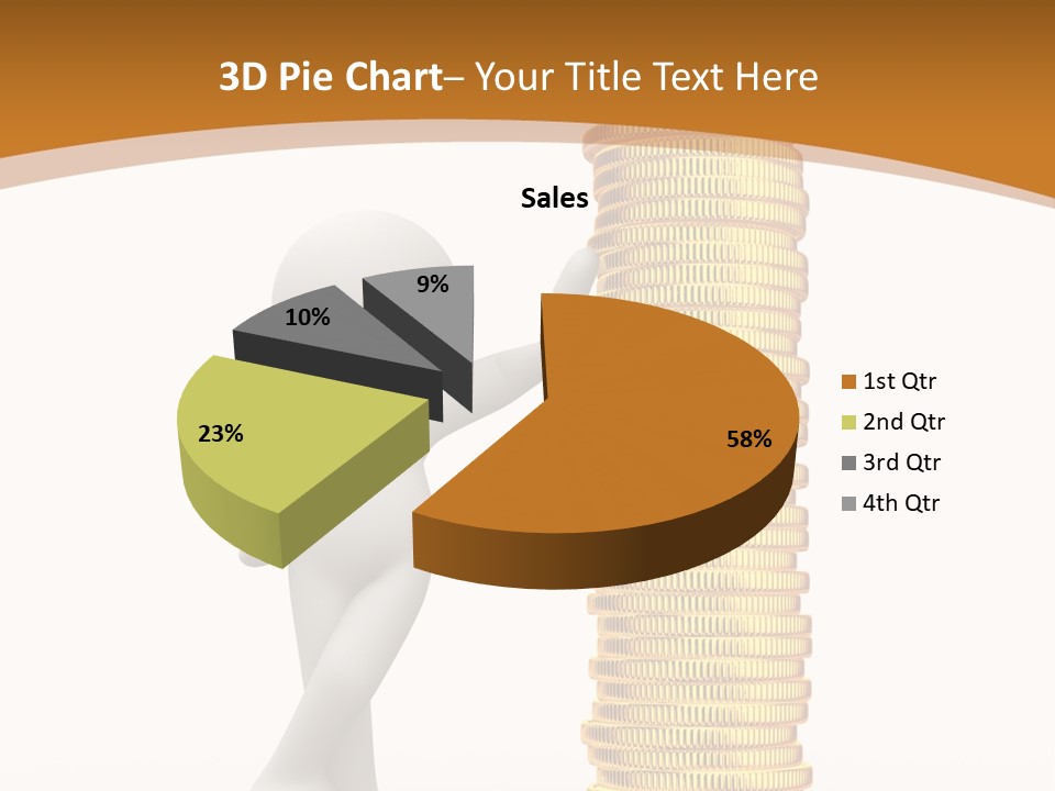 Profile White Profit PowerPoint Template