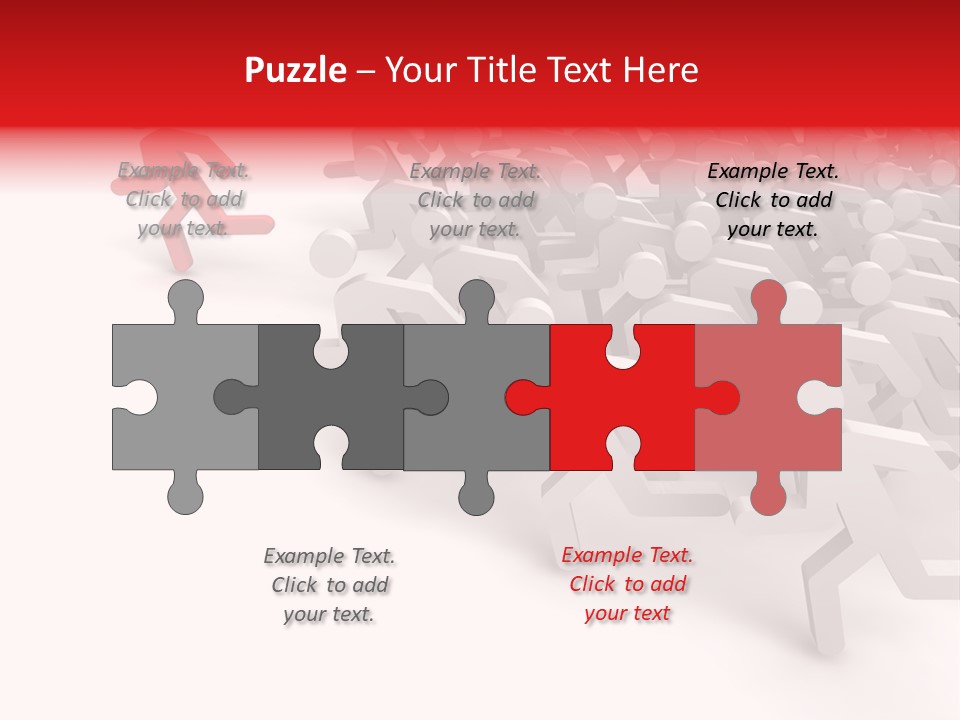 Group People Leadership PowerPoint Template