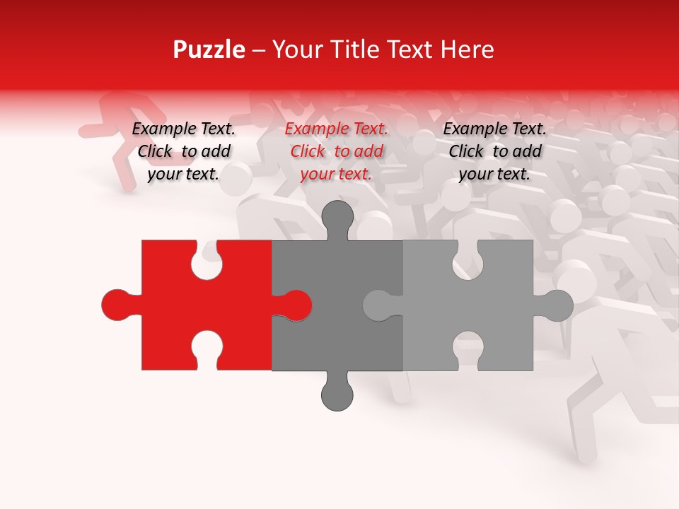 Group People Leadership PowerPoint Template