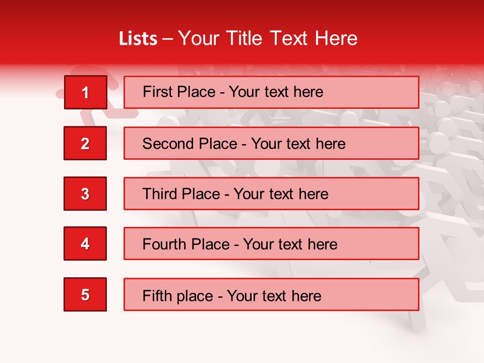Group People Leadership PowerPoint Template