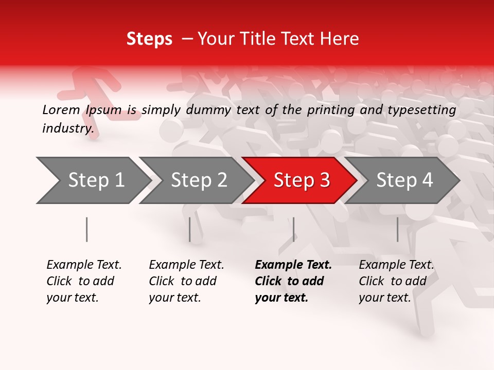 Group People Leadership PowerPoint Template