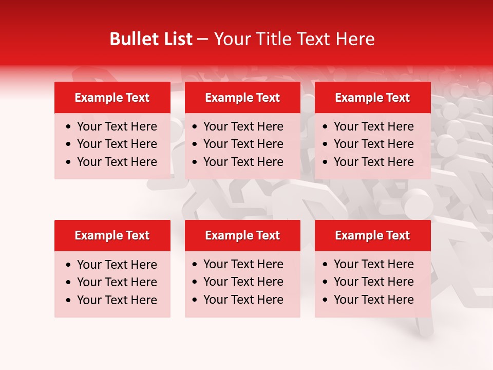 Group People Leadership PowerPoint Template