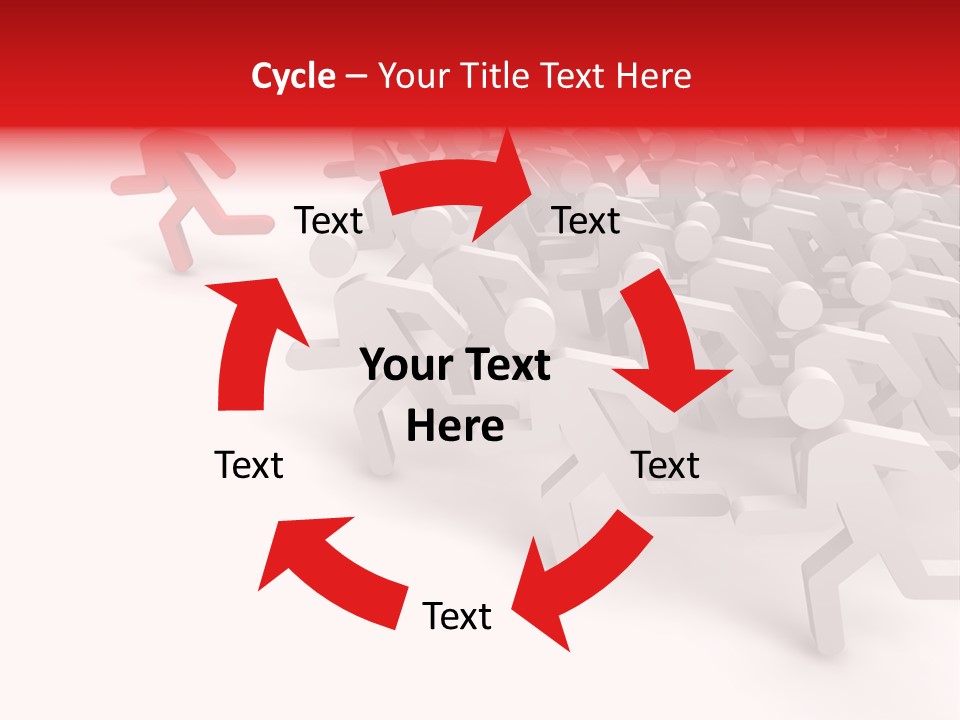 Group People Leadership PowerPoint Template