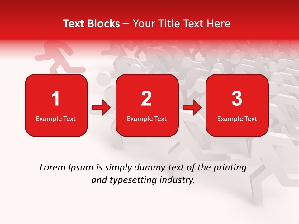 Group People Leadership PowerPoint Template