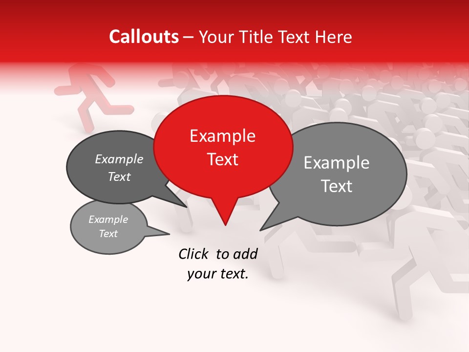 Group People Leadership PowerPoint Template
