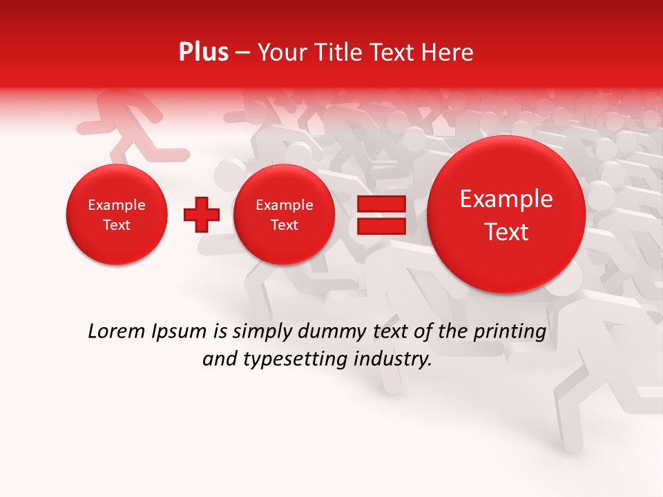 Group People Leadership PowerPoint Template