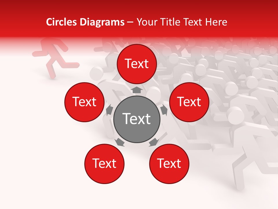 Group People Leadership PowerPoint Template