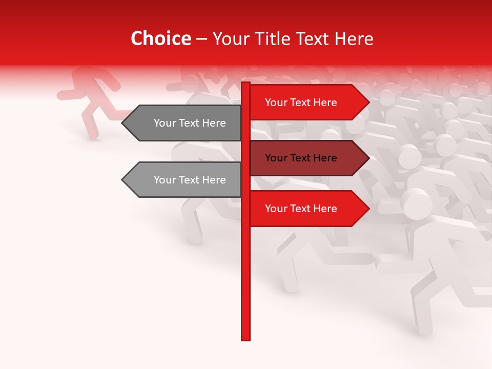 Group People Leadership PowerPoint Template