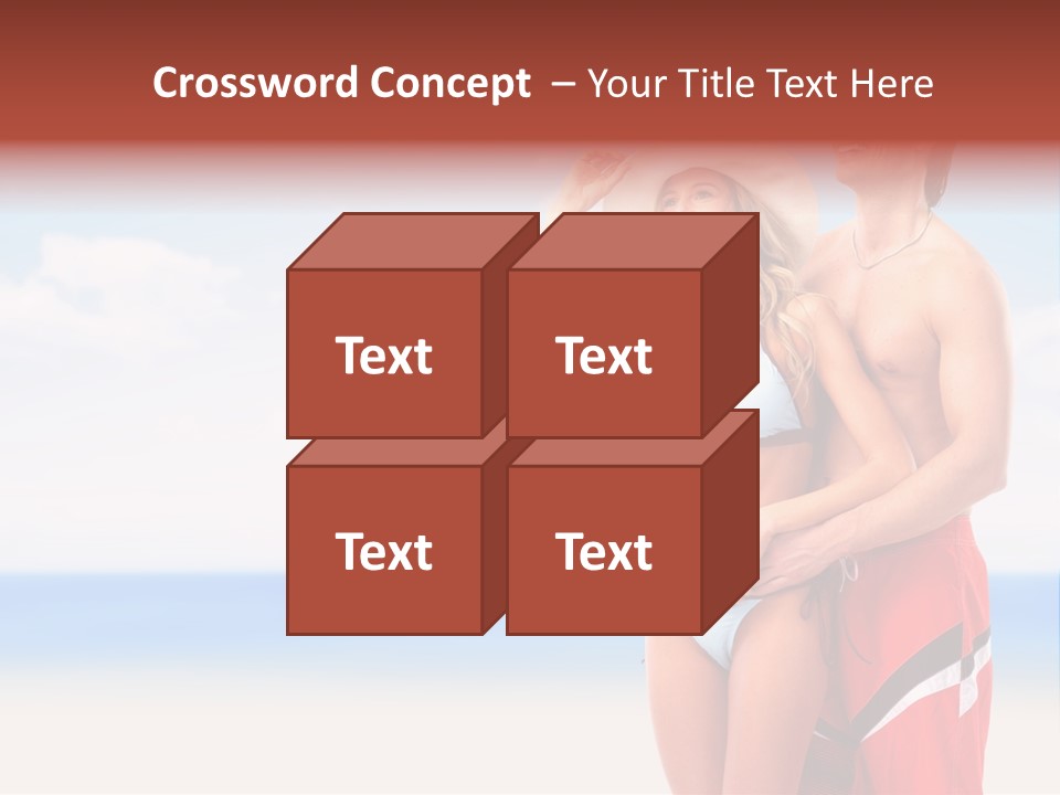 Lover Beautiful Summer PowerPoint Template