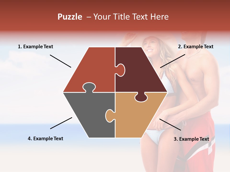 Lover Beautiful Summer PowerPoint Template