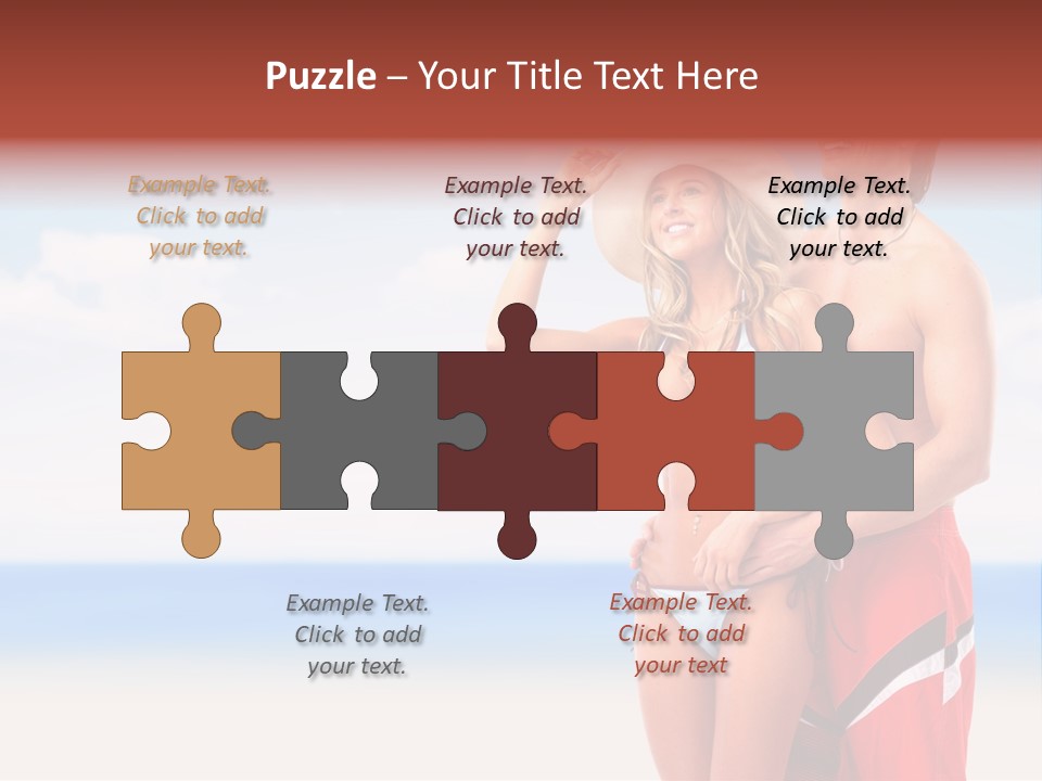 Lover Beautiful Summer PowerPoint Template