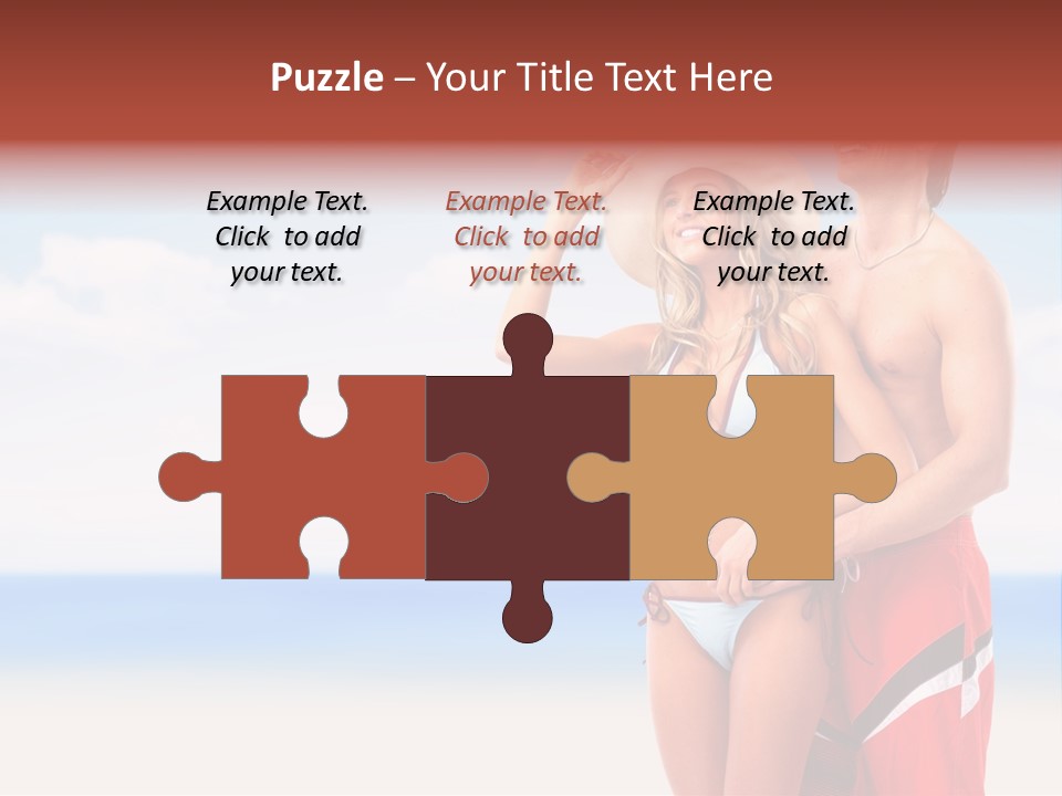 Lover Beautiful Summer PowerPoint Template