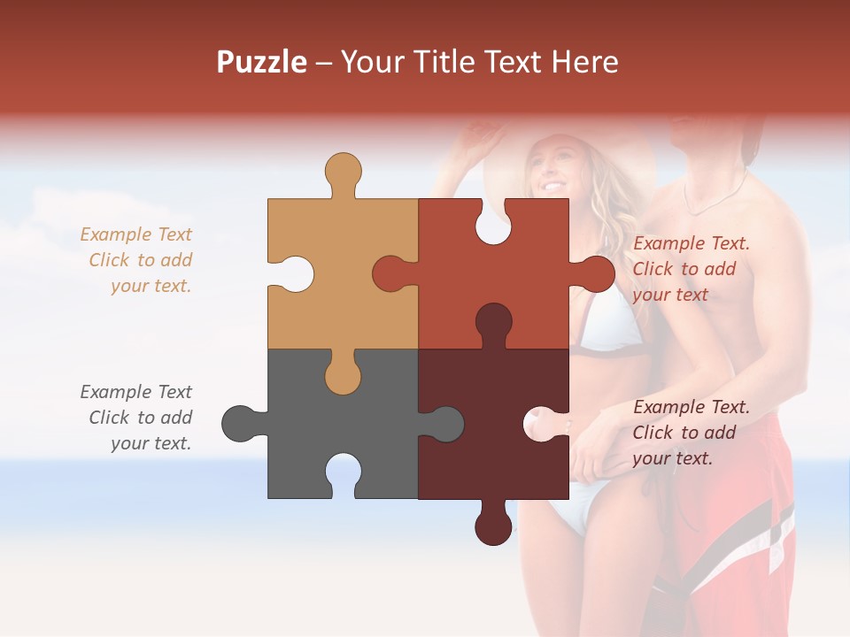 Lover Beautiful Summer PowerPoint Template