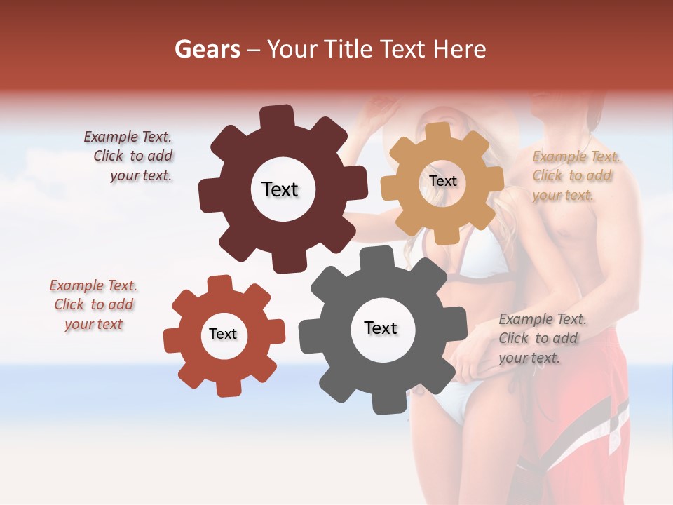 Lover Beautiful Summer PowerPoint Template