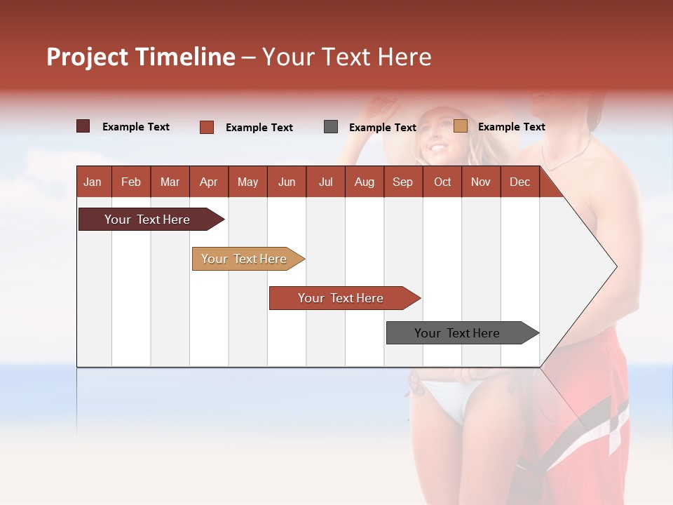 Lover Beautiful Summer PowerPoint Template