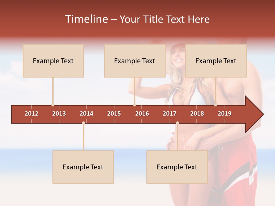 Lover Beautiful Summer PowerPoint Template