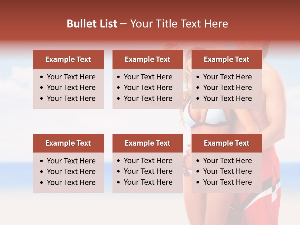 Lover Beautiful Summer PowerPoint Template