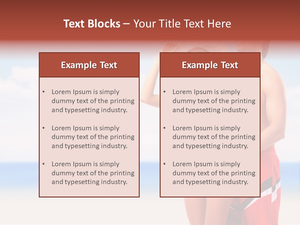 Lover Beautiful Summer PowerPoint Template