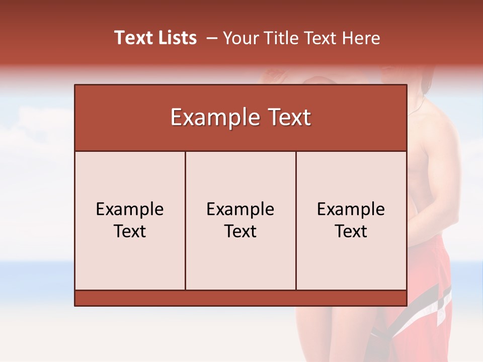 Lover Beautiful Summer PowerPoint Template